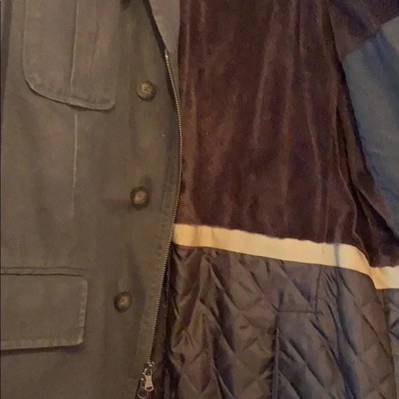 TOMMY HILFIGER WINTER JACKET LARGE OLIVE GREEN EXCELLENT CONDITION - Picture 4 of 8